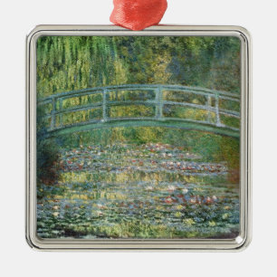 The Water Lily Pond   Vintage French Painting Metal Tree Decoration