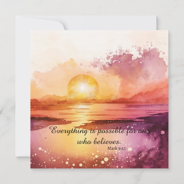 The Watercolor Beach Series Design 3 (Front)
