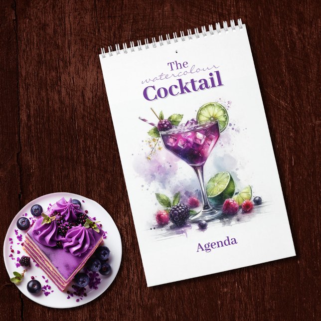The Watercolour Cocktail Agenda Calendar (Creator Uploaded)