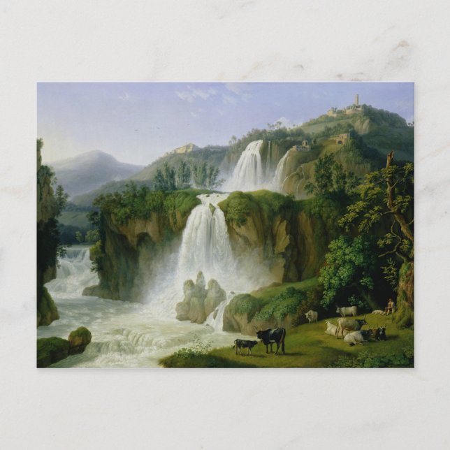 The Waterfall at Tivoli, 1785 Postcard (Front)