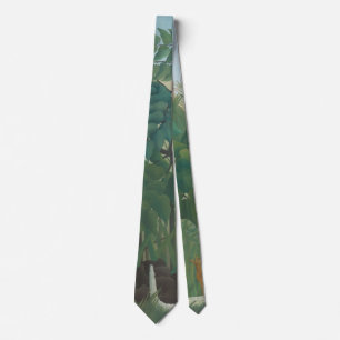 The Waterfall by Henri Rousseau, Vintage Fine Art Tie