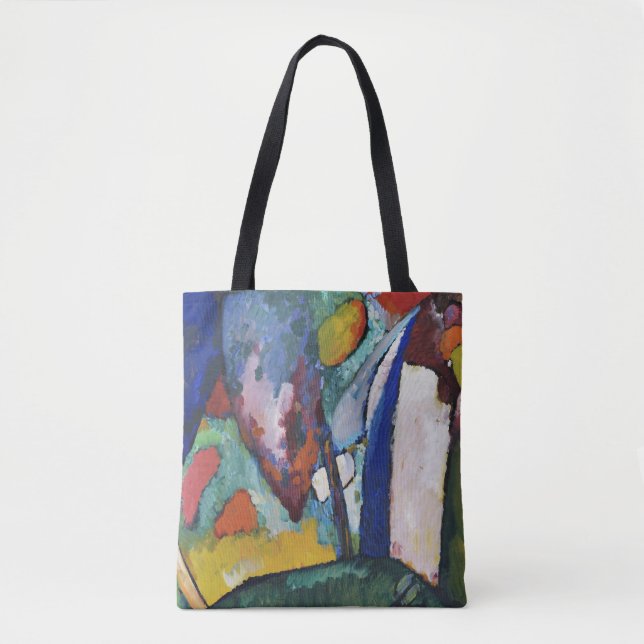 The Waterfall by Wassily Kandinsky Tote Bag (Front)