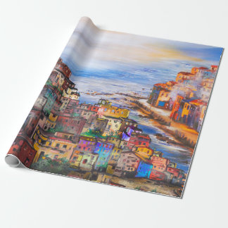 The waterfront in Naplesitaly,naples,napoli,city,e Wrapping Paper