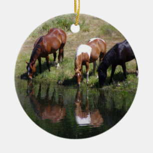 The Watering Hole Ceramic Tree Decoration