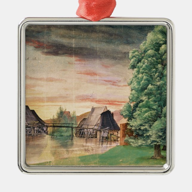 The Watermill, 1495-97 Metal Tree Decoration (Front)