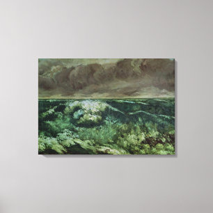 The Wave, after 1870 Canvas Print