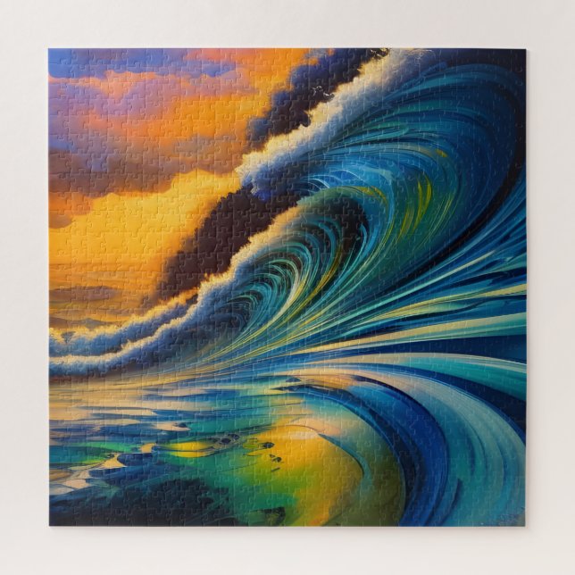 The Wave at Sunrise Jigsaw Puzzle (Vertical)