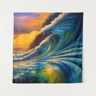 The Wave at Sunrise Tapestry