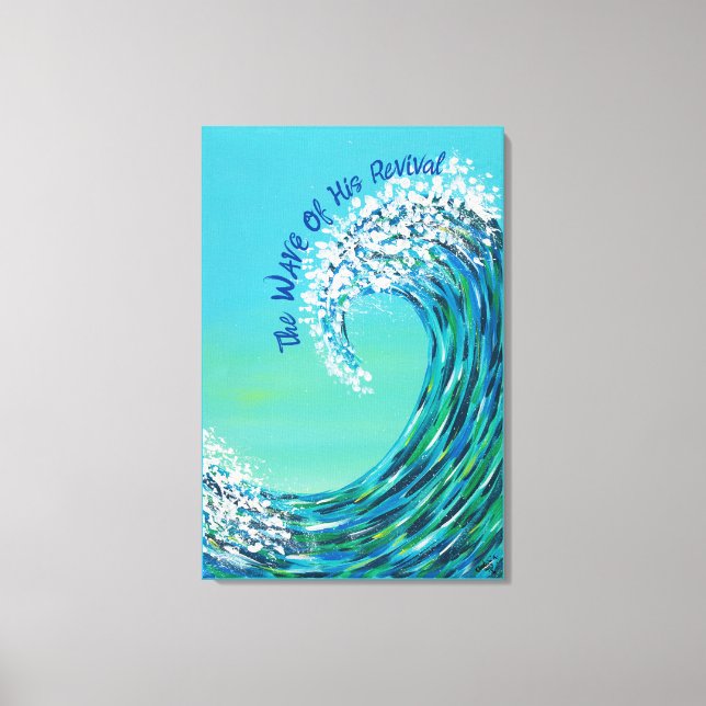 The Wave Of His Revival Canvas Print (Front)