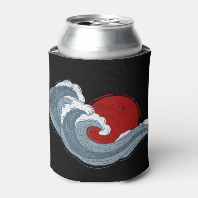 The wave of Kanagawa Can Cooler (Can Front)