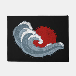 The wave of Kanagawa Doormat
