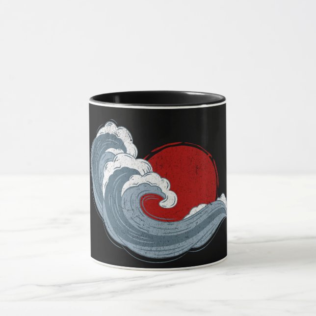 The wave of Kanagawa Mug (Center)