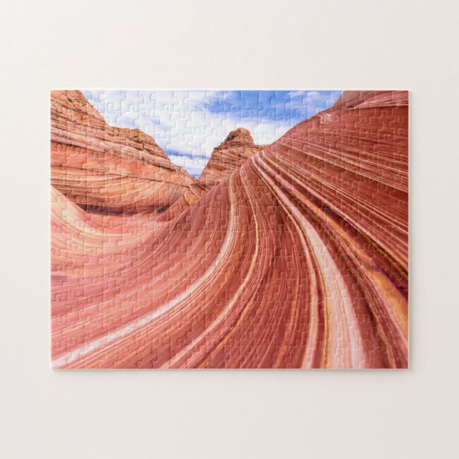The Wave Sandstone Rock Formation Jigsaw Puzzle (Horizontal)