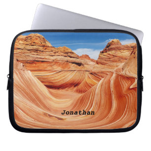 The Wave Southwest Hiking Photograph Computer Laptop Sleeve