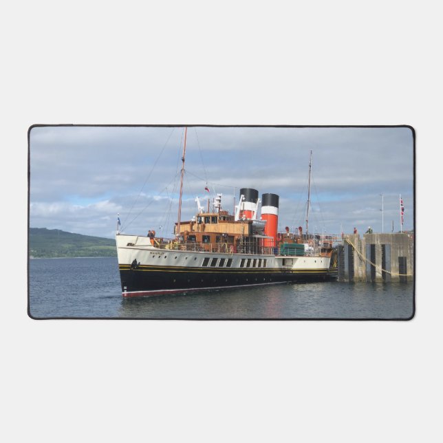 The Waverley Paddle Steamer Desk Mat (Front)