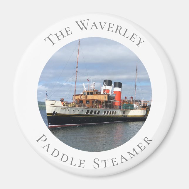 The Waverley Paddle Steamer Magnet (Front)