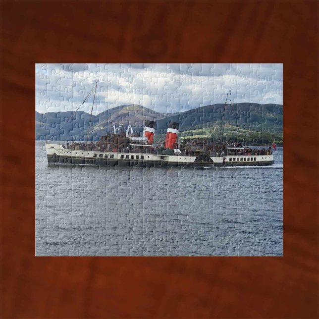 The Waverley Paddle Steamer off Scotland Jigsaw Puzzle (Creator Uploaded)