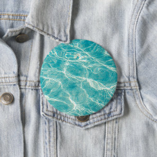 the waves of the sea 10 cm round badge