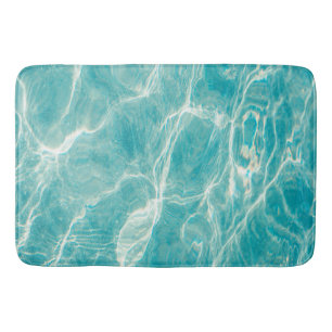 the waves of the sea bath mat