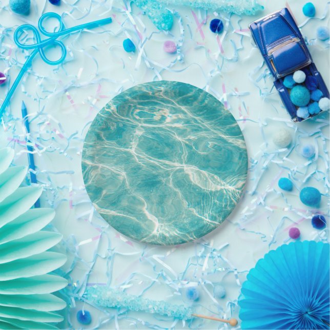 the waves of the sea paper plate (Party)