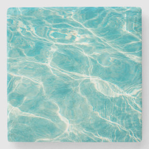 the waves of the sea stone coaster