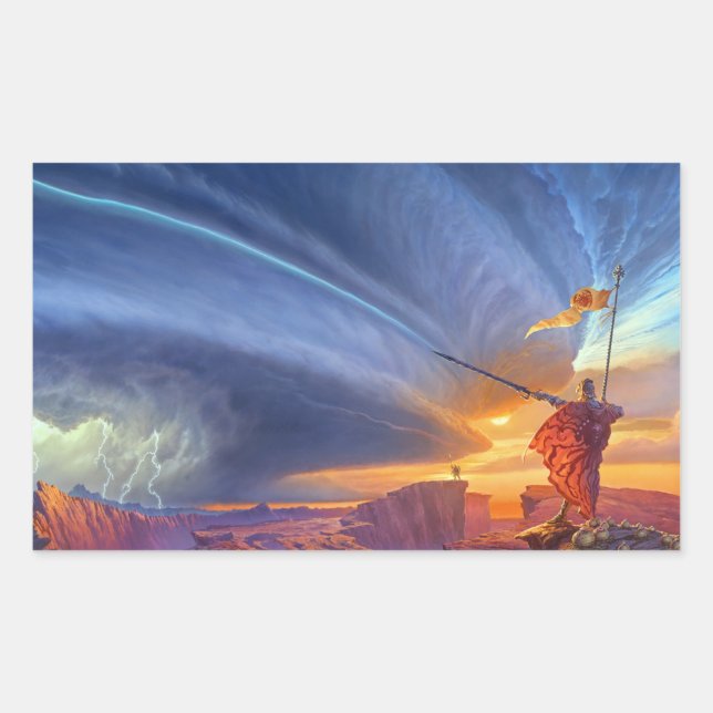 The Way of King Cover Image Rectangular Sticker (Front)