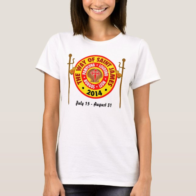 The Way of Saint James 2014 T-Shirt (Front)