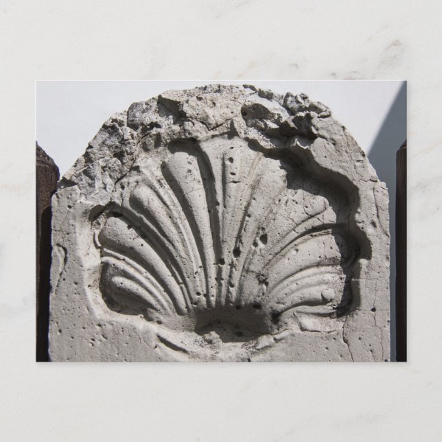 The Way of St. James, Scallop Route Marker Postcard (Front)