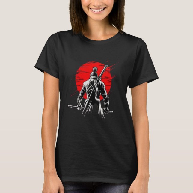 THE WAY OF THE SWORD SAMURAI WARRIOR  4 T-Shirt (Front)