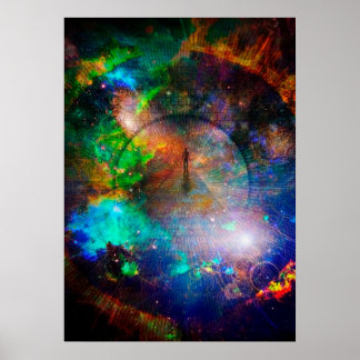 The way to Eternity. Spiritual composition Poster