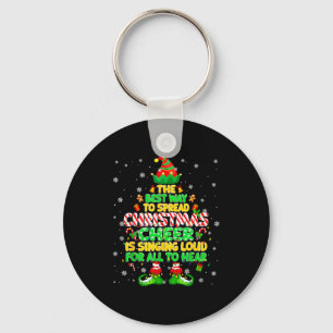 The Way To Spread Christmas Elf Xmas Boys Mens Kid Key Ring