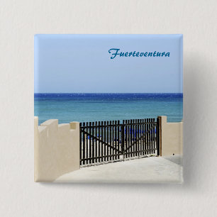 The way to the sea 15 cm square badge