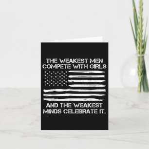 The Weakest Men Complete With Girls, Trump 2025 Card