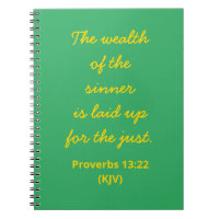 The Wealth Of the Sinner Is Laid Up for the Just.