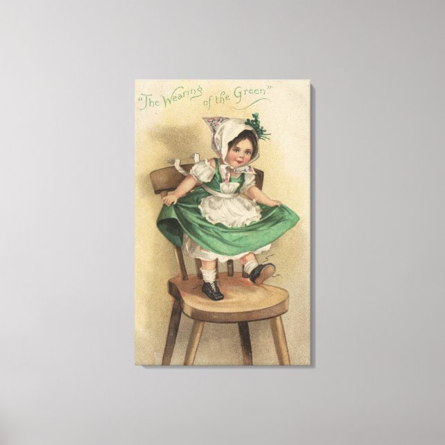 The Wearing of the Green Canvas Print (Front)