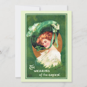 The Wearing Of The Green Party Invitation