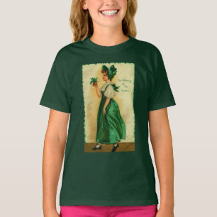 The Wearing of the Green Shamrock Art T-Shirt