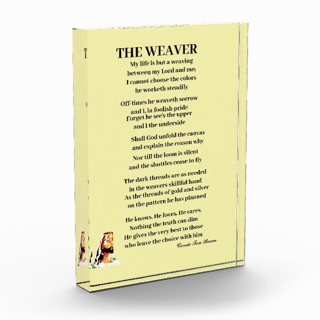 THE WEAVER POEM PHOTO BLOCK (Left)
