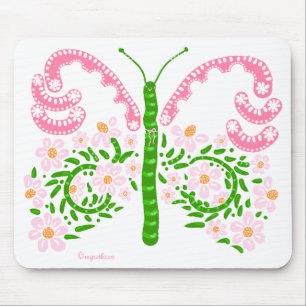 the wedding butterfly mouse pad