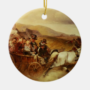 The Wedding Cart Ceramic Tree Decoration