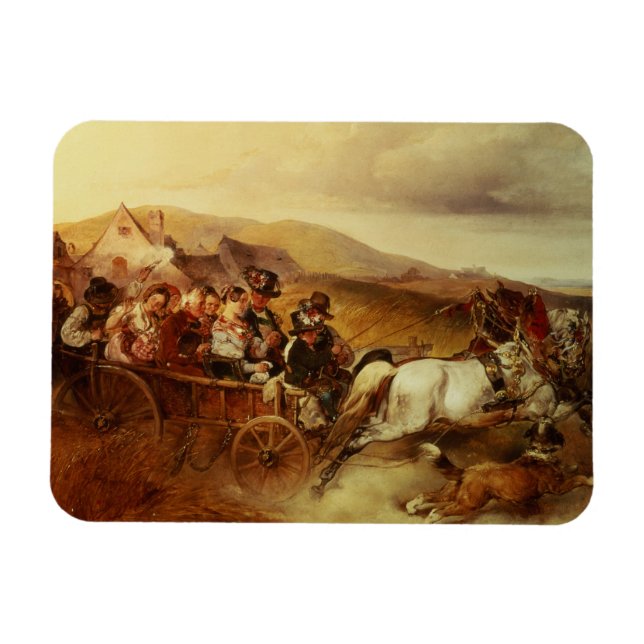 The Wedding Cart Magnet (Horizontal)