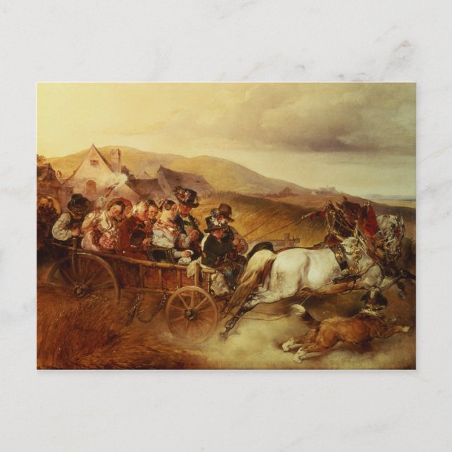 The Wedding Cart Postcard (Front)