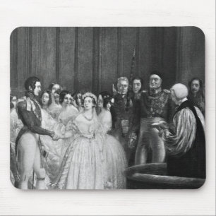 The wedding ceremony mouse pad