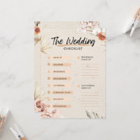 The Wedding Checklist