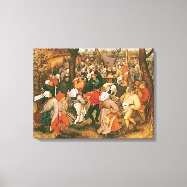 The Wedding Dance, 1607 Canvas Print (Front)