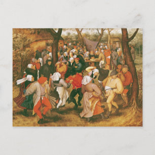 The Wedding Dance, 1607 Postcard