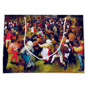 The Wedding Dance, Pieter Bruegel Large Gift Bag