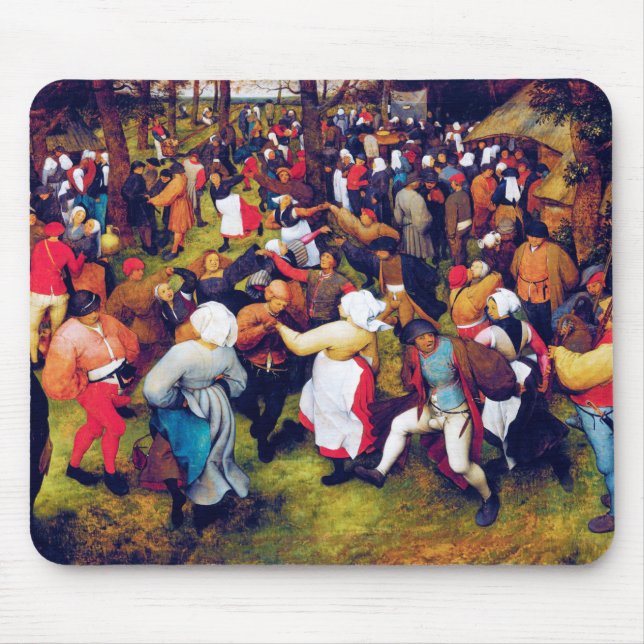 The Wedding Dance, Pieter Bruegel Mouse Pad (Front)