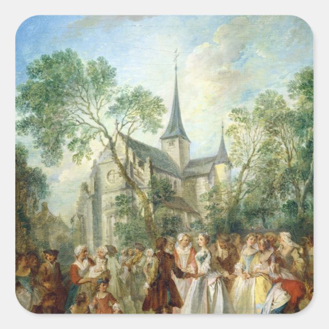 The Wedding Dance Square Sticker (Front)