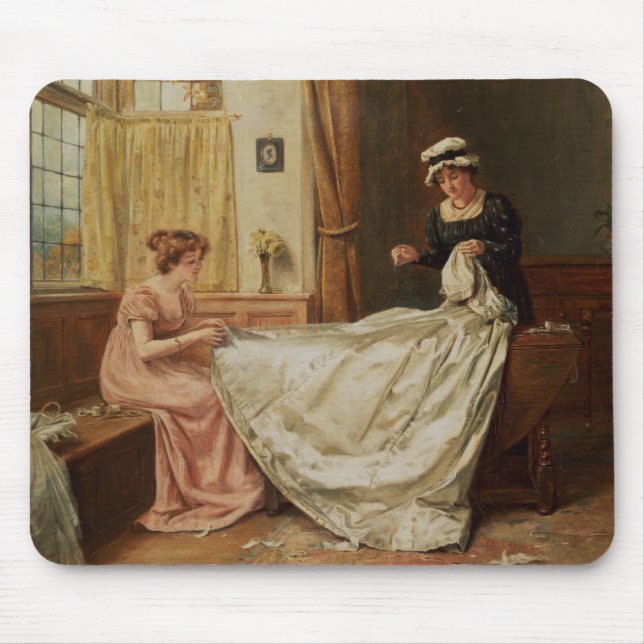 The Wedding Dress Mouse Pad (Front)